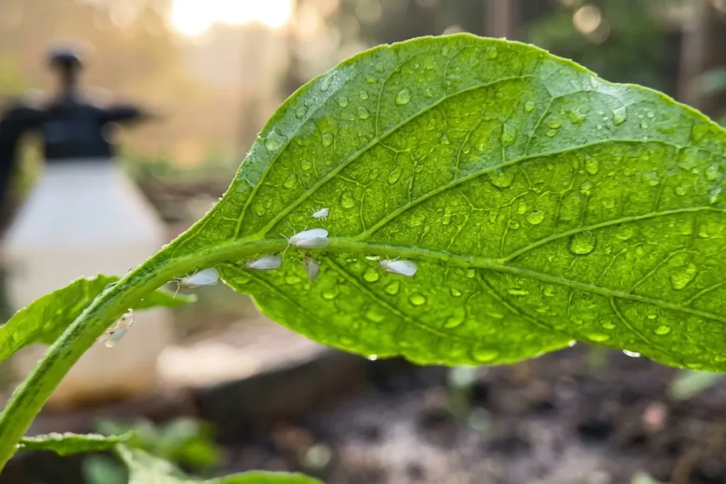 Cara Mengatasi Kutu Kebul (Whitefly) yang Kebal Pestisida Kimia di Pagi Hari.