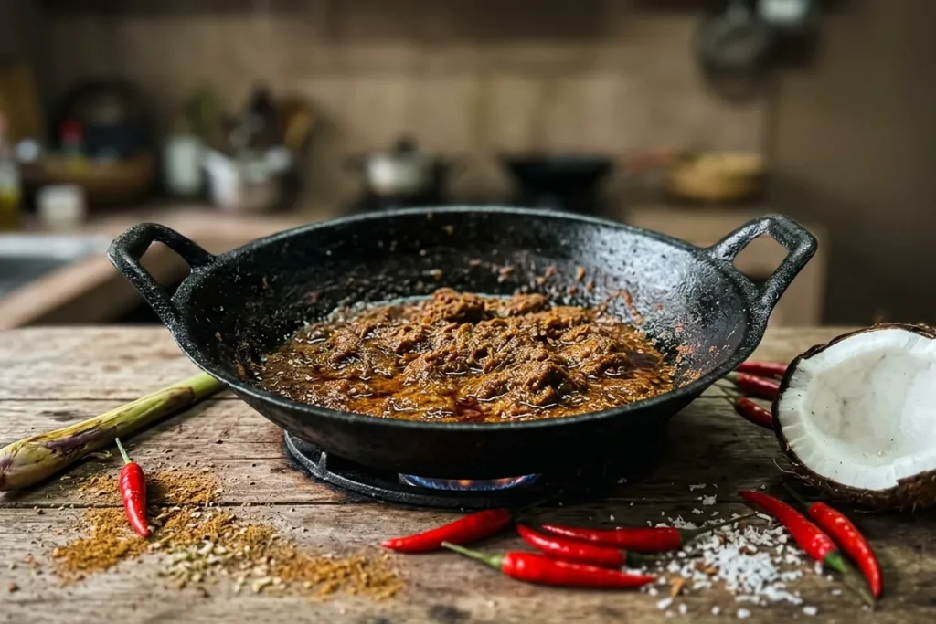 Cerita Annisa: Serunya Belajar Masak Rendang Bareng Nenek di Kampung Halaman.