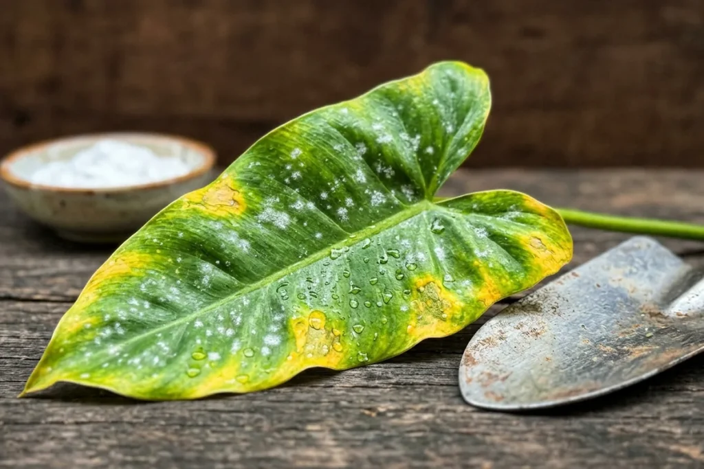 Penyebab Daun Tanaman Menguning dan Berjamur: Rahasia Fungisida Alami ala Annisa.