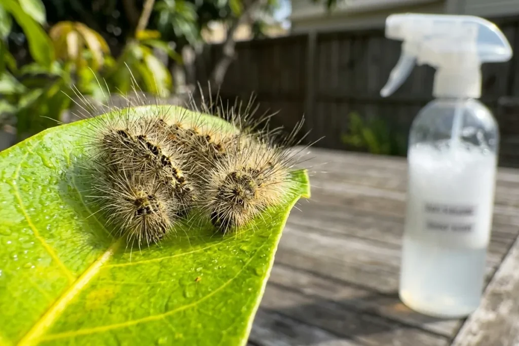 Hati-Hati Ulat Bulu di Pohon Mangga Pagi Ini! Cara Usir Tanpa Gatal & Alergi.