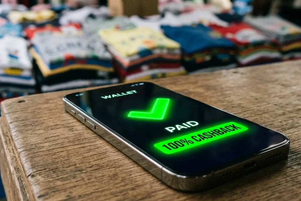 Trik Dapat Cashback QRIS 100% untuk Belanja Baju Anak di Pasar Lokal Pagi Ini.